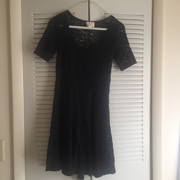 Urban Outfitters Black Lace Dress S - Picture 1 of 5